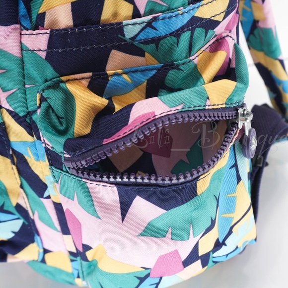 NWT Kipling BP4391 Ezra Travel Bag Backpack Polyester Radiant Palms Multi $129 main image 5